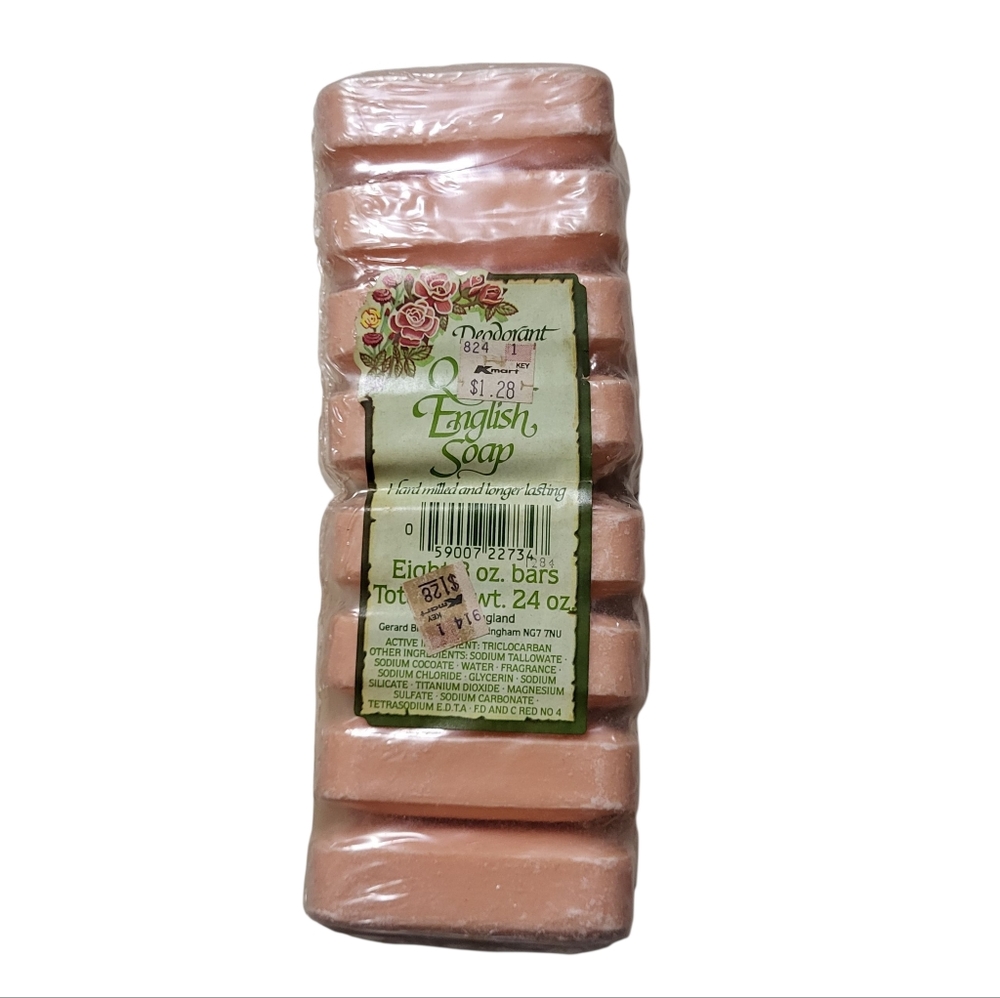 Gerard Brothers Quality English Soap Eight 3 oz Bars England Orange Vintage NIP